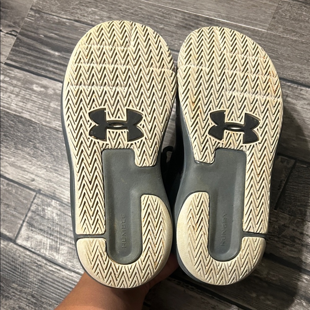 BUNDLE FOR DISCOUNT
Under Armour Kids Black and Gray Sneakers - Picture 2 of 5